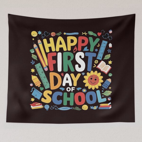 Item preview, happy first day of school designed and sold by venavar.
