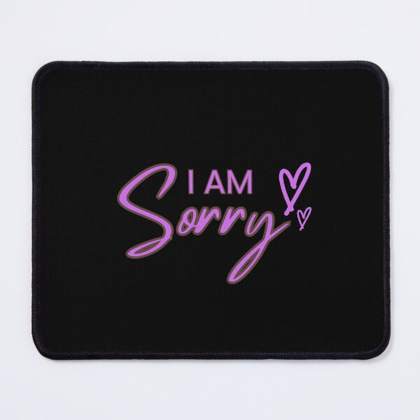 Item preview, Heartfelt Apology Design - "I Am Sorry" with Love Hearts designed and sold by WhiteDoveArt.