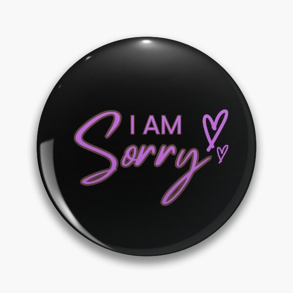 Item preview, Heartfelt Apology Design - "I Am Sorry" with Love Hearts designed and sold by WhiteDoveArt.