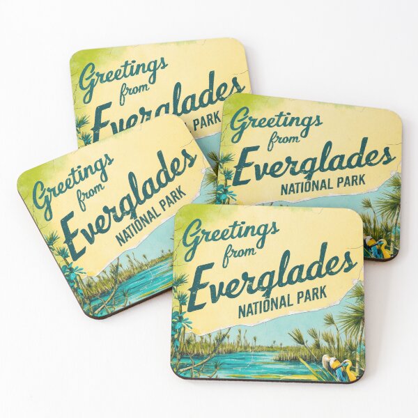 Item preview, Everglades National Park Postcard Vintage Retro Travel Vintage designed and sold by TravelPostcardGems.