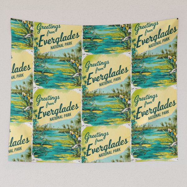 Item preview, Everglades National Park Postcard Vintage Retro Travel Vintage designed and sold by TravelPostcardGems.