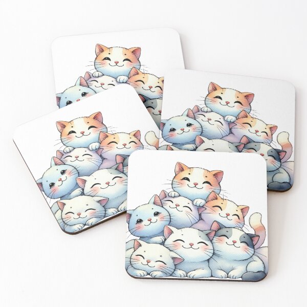 Item preview, Happy Kittens designed and sold by FusiTink.