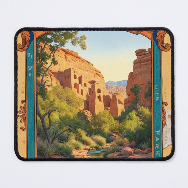 Item preview, Mesa Verde National Park Postcard Vintage Retro Travel Vintage designed and sold by TravelPostcardGems.