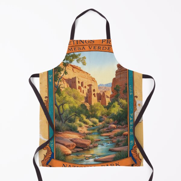 Item preview, Mesa Verde National Park Postcard Vintage Retro Travel Vintage designed and sold by TravelPostcardGems.