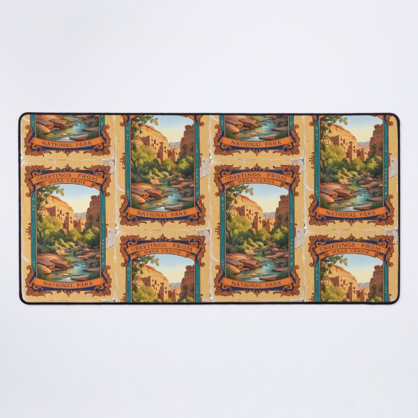 Item preview, Mesa Verde National Park Postcard Vintage Retro Travel Vintage designed and sold by TravelPostcardGems.
