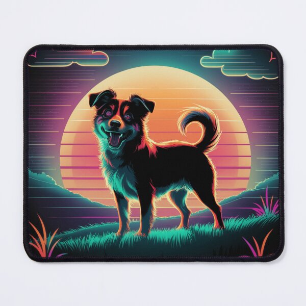 Item preview, Retro Sunset Dog Adventure designed and sold by Exodoi.