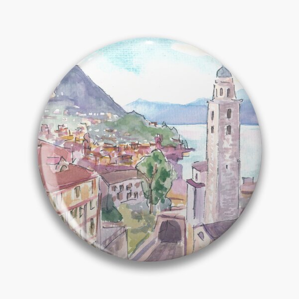 Artikelvorschau, Lugano, Tessin, Schweiz, Blick auf die Stadt und den See entworfen und verkauft von artshop77.
