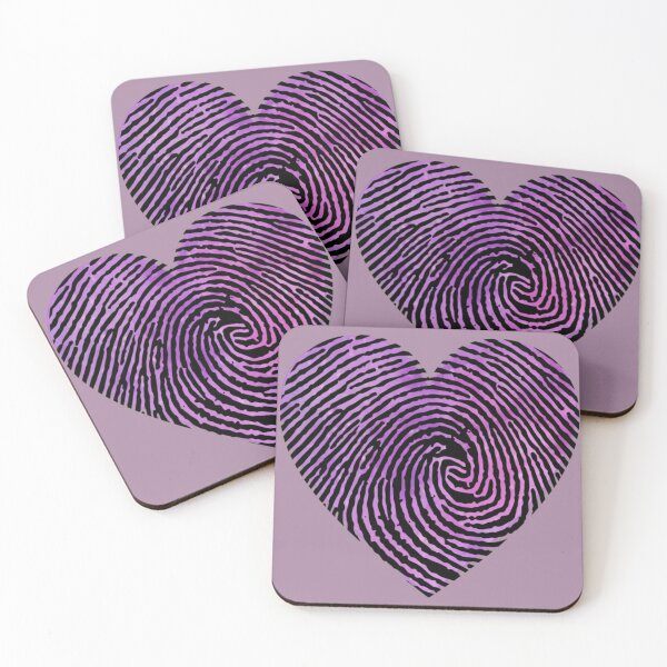 Item preview, Heart with fingerprint designed and sold by AnnabellaRh.