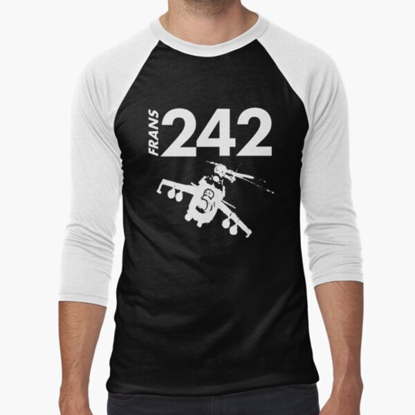 «242 T 4 U» FRANS242 T, 242 tee for everyone named FRANS Baseball ¾ Sleeve T-Shirt