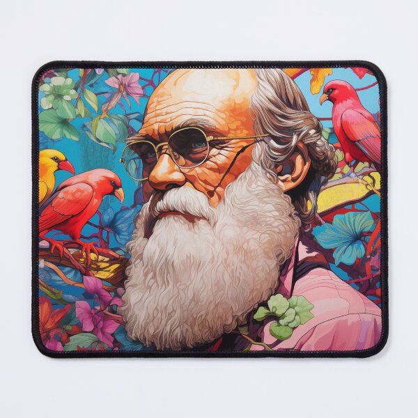 Item preview, Charles Darwin portrait designed and sold by InkishDelight.