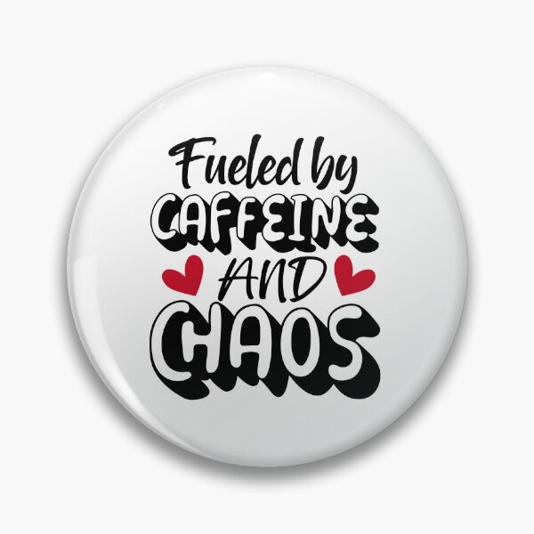 Item preview, Fuelled by caffeine and chaos designed and sold by Made-by-Gus.