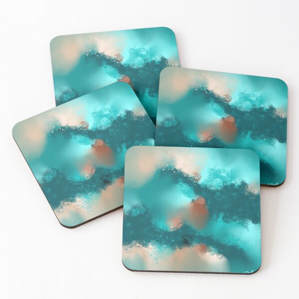Item preview, Sense Of Fluidity - Teal Green Abstract designed and sold by Joey Santiago.