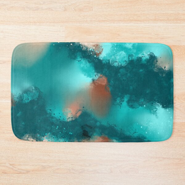 Item preview, Sense Of Fluidity - Teal Green Abstract designed and sold by Joey Santiago.