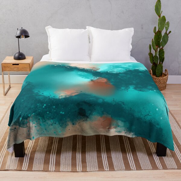 Item preview, Sense Of Fluidity - Teal Green Abstract designed and sold by Joey Santiago.
