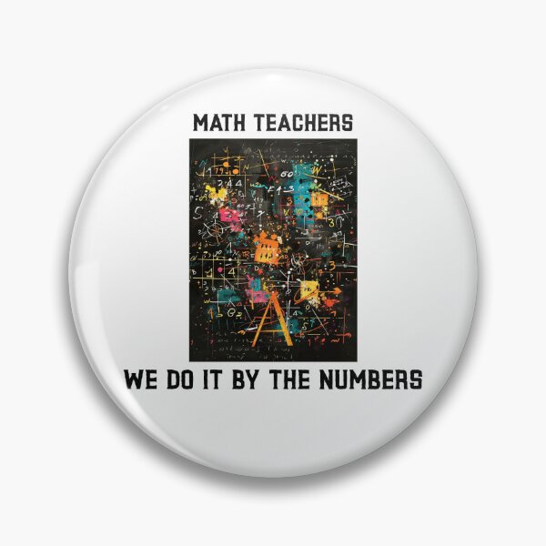 Item preview, Math Teacher: We do it by the Numbers designed and sold by BoldImpDes.