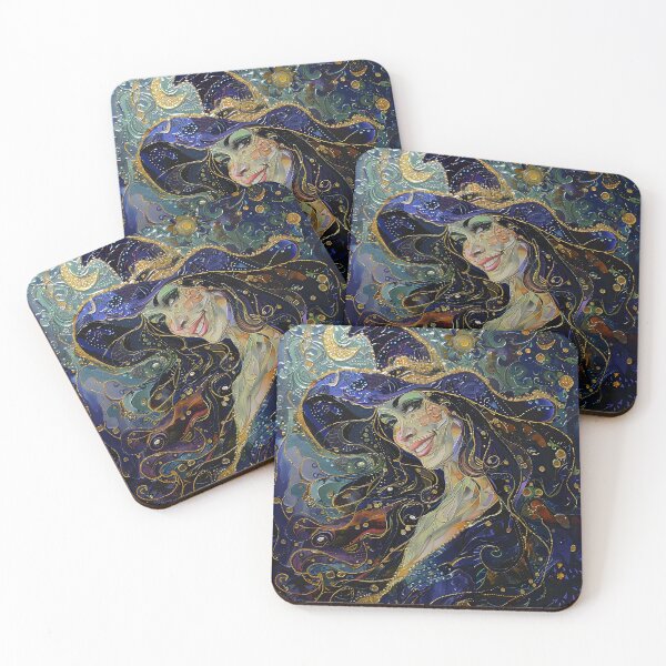 Item preview, Enchanting Smiling Witch - Mystical Art designed and sold by mebraart.