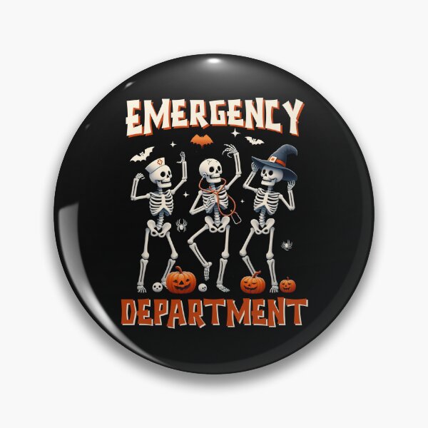 Artikelvorschau, Notaufnahme Tanzendes Skelett ER Krankenschwester Halloween entworfen und verkauft von clothesy7.