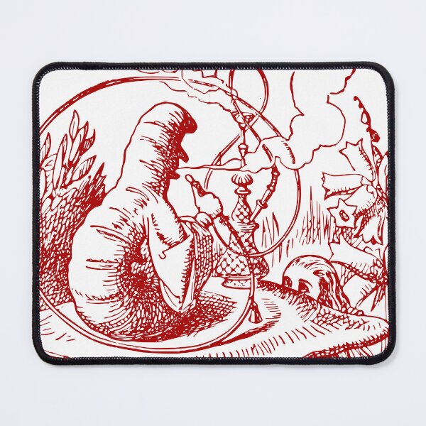 Item preview, Alice and the hookah smoking caterpillar designed and sold by IronTotoro.
