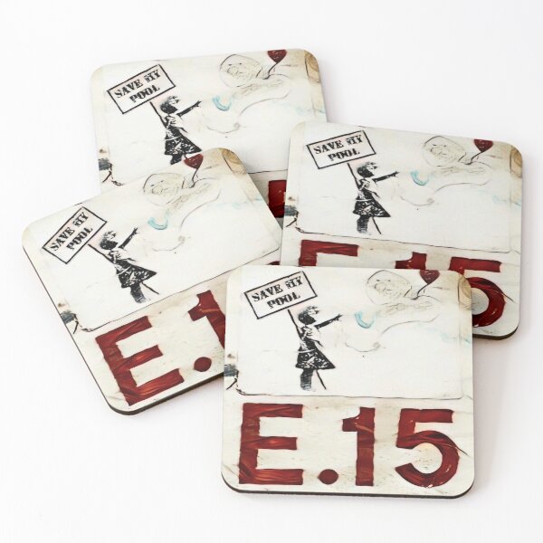 Item preview, E15 London Postcode - Street Art Grafitti designed and sold by TirConnaill.