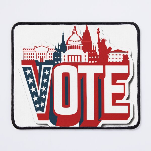 Item preview, Save democracy vote, United we stand designed and sold by RedCircleArt.