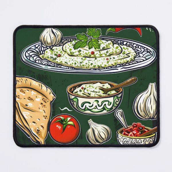 Item preview, Eggplant Elegance: The Rich, Creamy Delight of Authentic Baba Ghanoush Generative AI designed and sold by FUNqoosh.