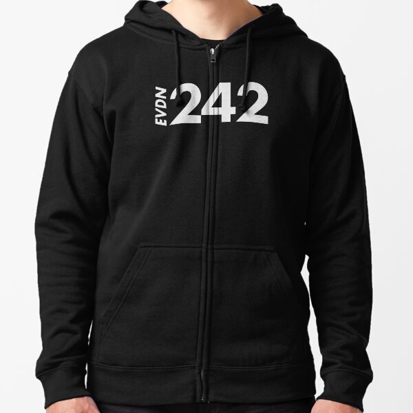 «242 T 4 U» A 242 T 4 EVDN Zipped Hoodie