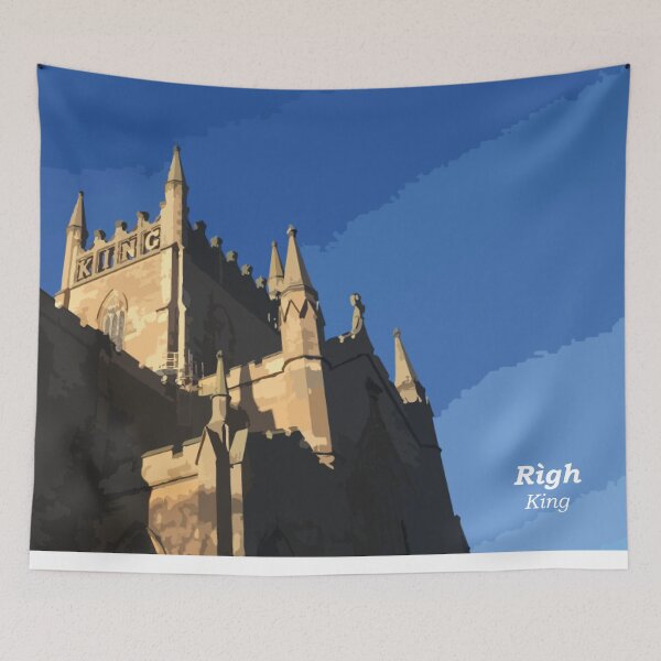 Item preview, king (rìgh in Scottish Gaelic) Dunfermline Abbey - The tomb of King Robert the Bruce  designed and sold by Mamaidh Made.