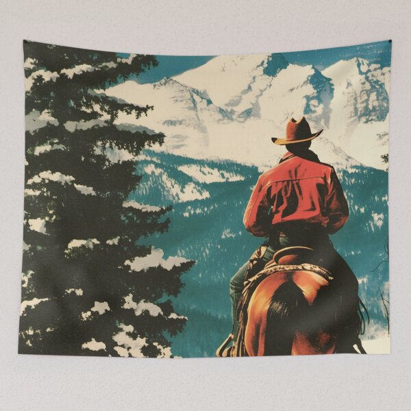 Item preview, Vintage Western Cowboy Nature  designed and sold by trajeado14.