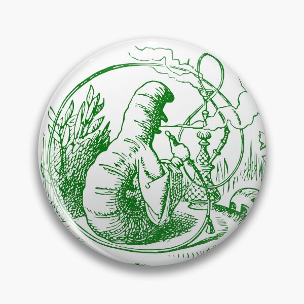Item preview, Alice and the hookah smoking caterpillar designed and sold by IronTotoro.