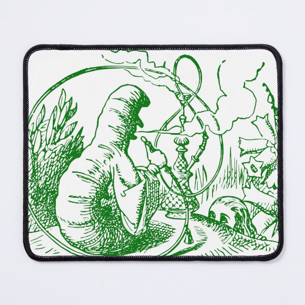 Item preview, Alice and the hookah smoking caterpillar designed and sold by IronTotoro.