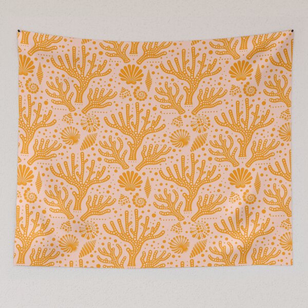 Item preview, Ocean Dream Tangerine Orange designed and sold by SilverPegasus.