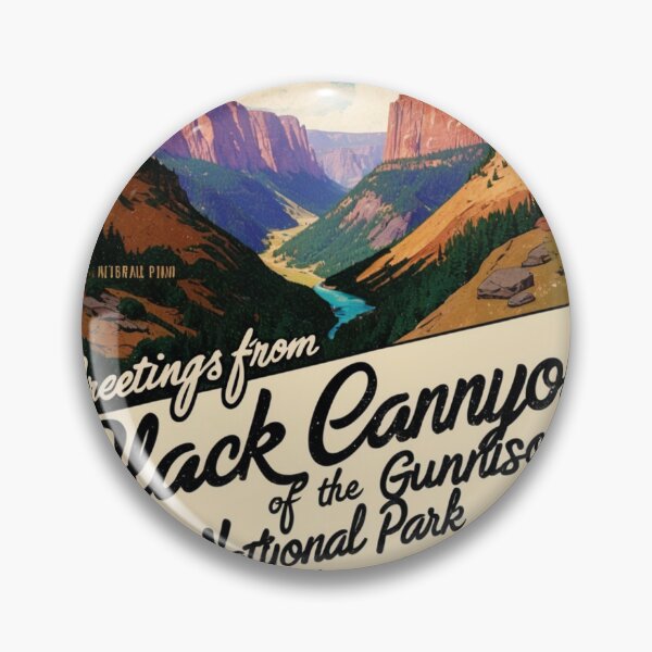Item preview, Black Canyon Of The Gunnison National Park Postcard Vintage Retro Travel Vintage designed and sold by TravelPostcardGems.