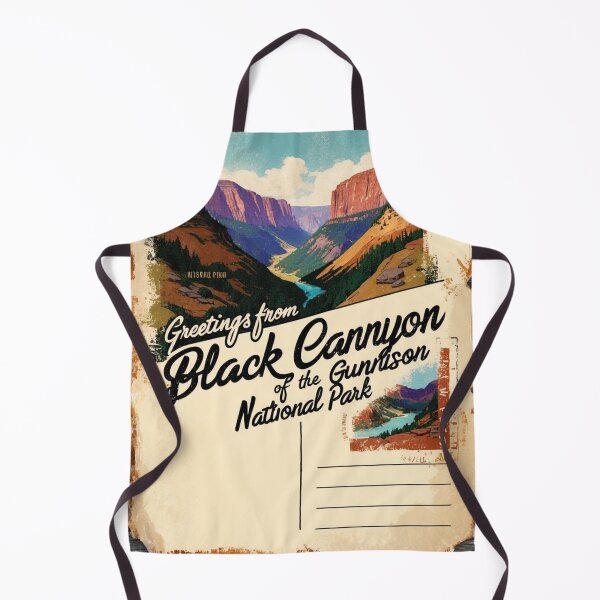 Item preview, Black Canyon Of The Gunnison National Park Postcard Vintage Retro Travel Vintage designed and sold by TravelPostcardGems.