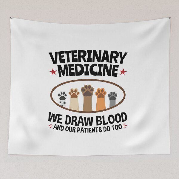 Item preview, Veterinary Medicine We Draw Blood Funny Vet Tech designed and sold by jaygo.