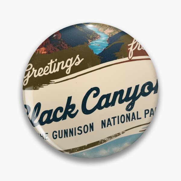 Item preview, Black Canyon Of The Gunnison National Park Postcard Vintage Retro Travel Vintage designed and sold by TravelPostcardGems.