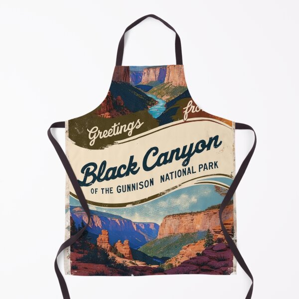 Item preview, Black Canyon Of The Gunnison National Park Postcard Vintage Retro Travel Vintage designed and sold by TravelPostcardGems.