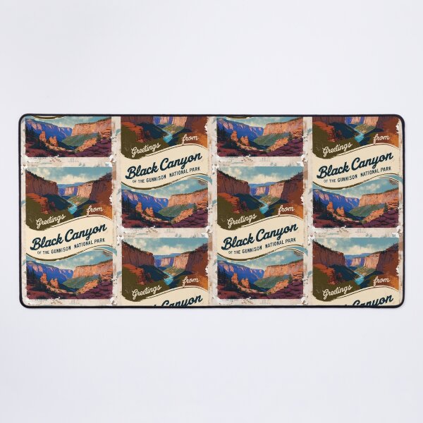 Item preview, Black Canyon Of The Gunnison National Park Postcard Vintage Retro Travel Vintage designed and sold by TravelPostcardGems.