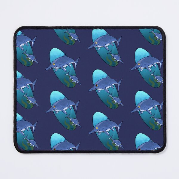 Item preview, Ichthyosaur and Ocean Background (Dinosaur Graphic) designed and sold by CKing-Paleo-Art.