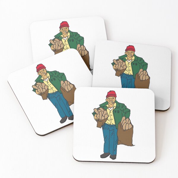 Item preview, Man carrying bags of bread ilustration designed and sold by Olivia Braunsteiner.