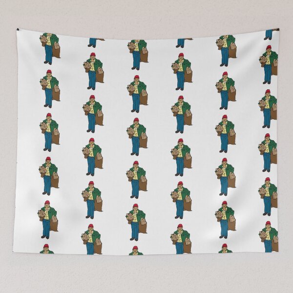 Item preview, Man carrying bags of bread ilustration designed and sold by Olivia Braunsteiner.