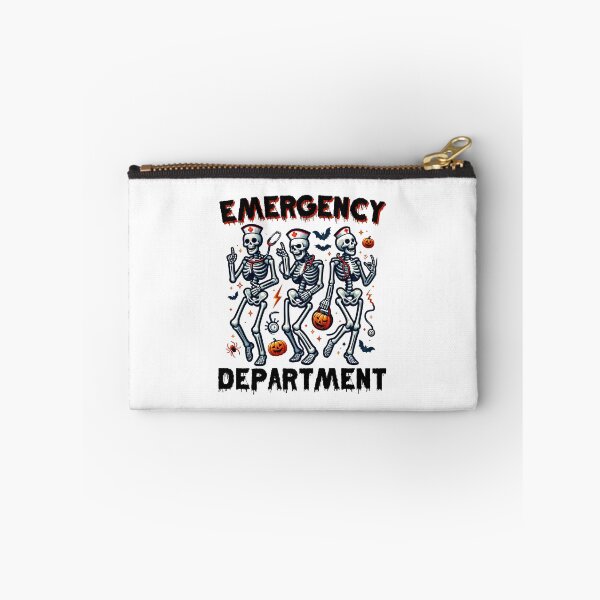 Item preview, Halloween ER Nurse Dancing Skeleton Emergency Department designed and sold by clothesy7.