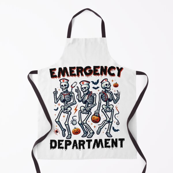 Item preview, Halloween ER Nurse Dancing Skeleton Emergency Department designed and sold by clothesy7.