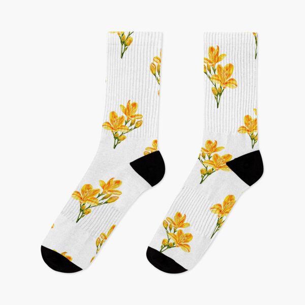 Item preview, Yellow flowers with green leaves designed and sold by Nastasiakhmnk.