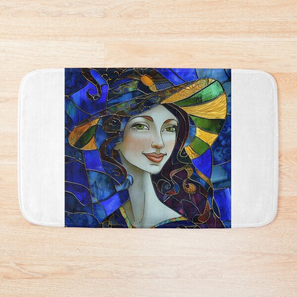 Item preview, Enchanting Good Witch in Stain Glass Art designed and sold by mebraart.