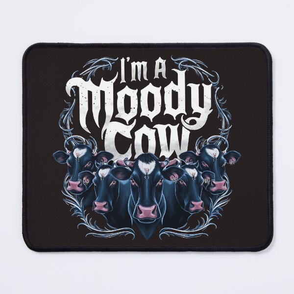 Item preview, i am moody cow t-shirt designed and sold by hamza243.