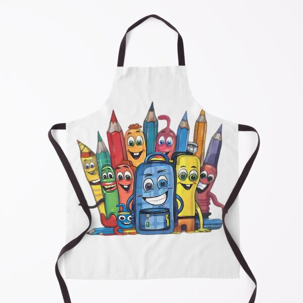 Item preview, Cheerful School Supplies designed and sold by AI-Only Creations.