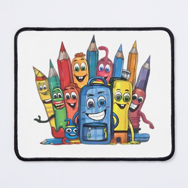 Item preview, Cheerful School Supplies designed and sold by AI-Only Creations.