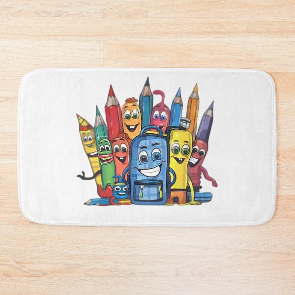 Item preview, Cheerful School Supplies designed and sold by AI-Only Creations.