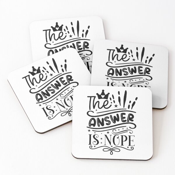 Item preview, The answer is no designed and sold by Made-by-Gus.