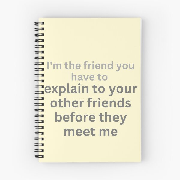 Item preview, humor friends slogan designed and sold by MerryCrown.
